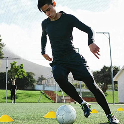 Adjustable Speed Training Hurdles Fitness & Speed Training Equipment with Agility Ladder - Plyometric Fitness & Speed Training – Hurdle/Obstacles for Soccer, Football, Track & Field - color: Yellow