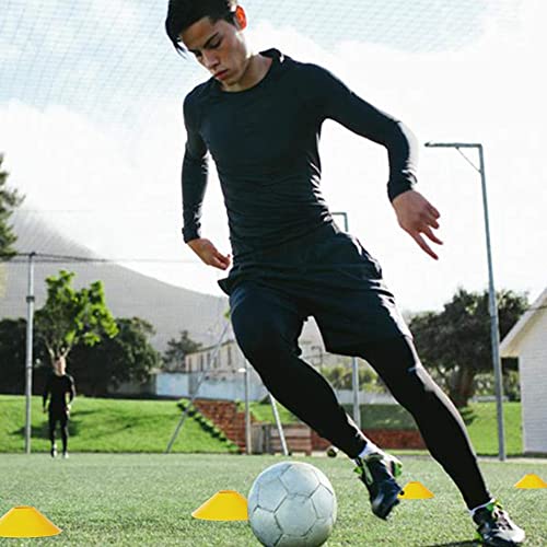 Adjustable Speed Training Hurdles Fitness & Speed Training Equipment with Agility Ladder - Plyometric Fitness & Speed Training – Hurdle/Obstacles for Soccer, Football, Track & Field - color: Yellow