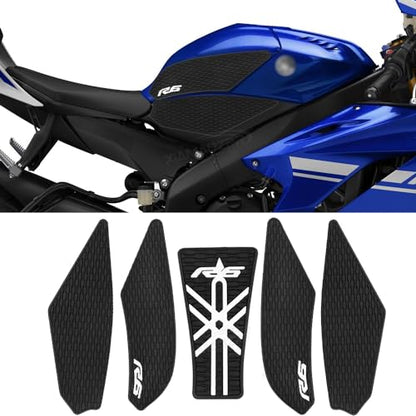 YZF-R6 Side Fuel Tank Pad 2017-2021 - Protective Anti-Slip Knee Grip Traction Sticker for R6 Accessories