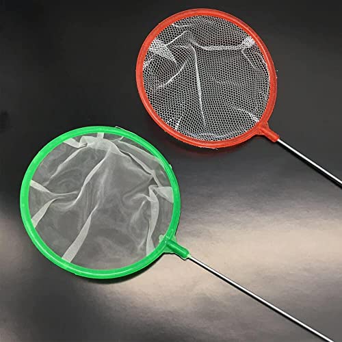 Aquarium Daphnia Removal Net Cleaning Tool Small Round Fish Net Fine Mesh 4 Pieces (s) Random Color Practical and clever