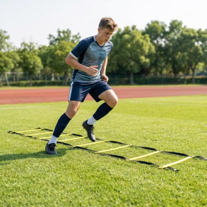 20ft Agility Ladder Training Ladder Speed - color: 1 Pack-Yellow