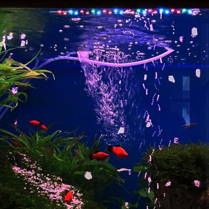 balacoo Aquarium LED Light, Full Spectrum Hidden Fish Tank Light for Aquarium Landscaping, Plants Grow, 8W (US Plug)