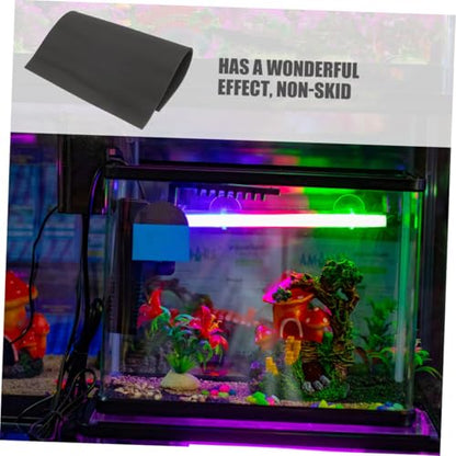 2pcs Thickened Shockproof Aquarium Mat Non-Skid Fish Tank Bottom Pad Cushion for Home Use Thick Design to Protect Fish Tank Integrity