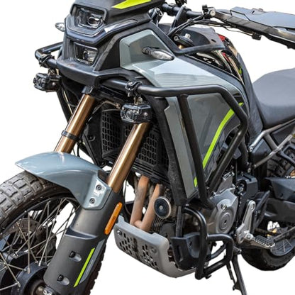 Motorcycle Crash Bars Enigne Guards for CFMOTO CF 450MT 450 MT 2024 2025 Extension Steel Bumper Body Side Frame Work Highway Falling Protection (Upper+Lower)