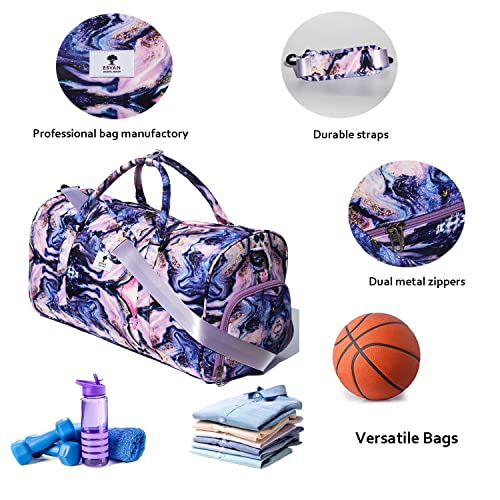 Original Floral Water Resistant Duffel Bag Gym bag Weekender Travel Bag for Gym Beach Travel Daily Bags - color: [Z] A