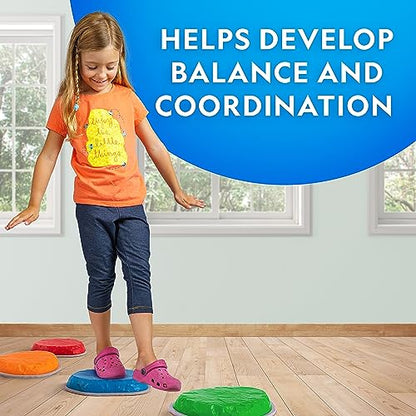 National Geographic 6-Piece Balance Stepping Stones Set for Kids - style: 6 Stepping Stones