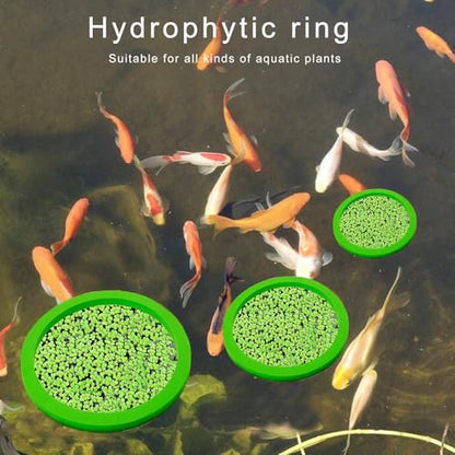 Fish Tanks Floating Plant Rings Set of 5pcs Aquarium Floating Plant Holder Plant Rings Fishtank Feeding Circles