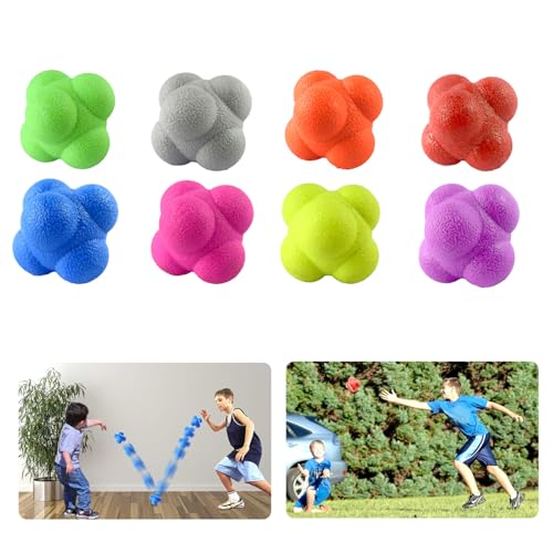 Fitness Balls Bounce Agility Reflexes Reaction Coordination Training Reaction Hexagon Agility Training - color: Blue