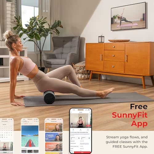 Sunny Health & Fitness 24" Black High-Density Yoga Foam Roller - color: Black, size: 24-Inch