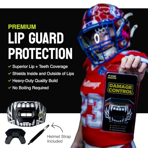 DAMAGE CONTROL Youth Football Mouth Guard – Terror Bite - color: Terror Bite