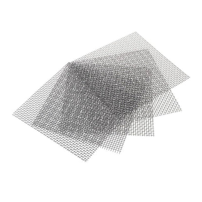 ULTECHNOVO 304 Stainless Steel Wire Mesh Pad for Aquarium Moss Net Water Grass Plant Fixed Net Tear Resistant Mesh for Fish Tank Decoration 3.14X3.14X0.03 Inches 10 Pack
