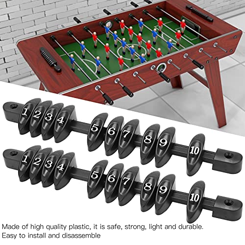 2PCS Foosball Table Parts, Foosball Ball Score Counter, Foosball Score Keeper, Table Footbal Scoring Unit for Standard Foosball Tables (Length 22cm/8.7in)