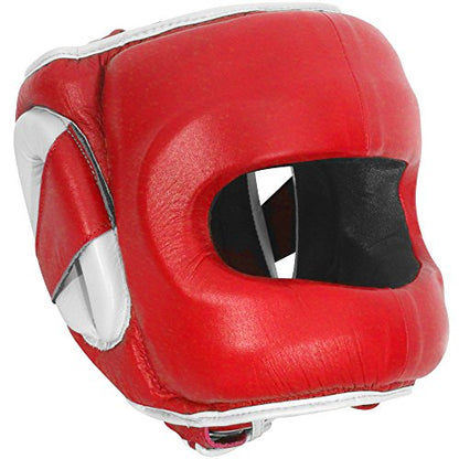 Ringside Deluxe Face Saver Boxing Headgear - color: Black, size: Small-Medium