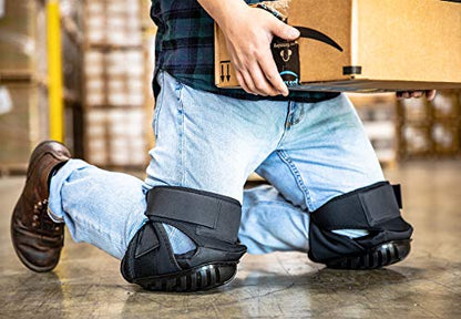 CE' CERDR Professional Knee Pads for Work - Heavy Duty Foam Padding Kneepads for Construction, Gardening, Flooring with Comfortable Gel Cushion to Save Your Knees (Thigh High) - style: Thigh High
