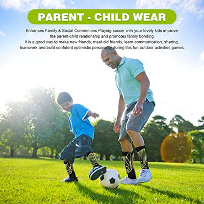 Soccer Football Shin Guards with Ankle Protection, Super Protective Flexible Low-Profile Adult,Youth, Junior - size: Medium