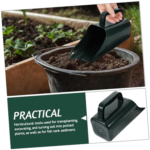 FRCOLOR 2pcs Fish Tank Shovel Tool Ergonomic Aquarium Sediment Cleaning Bucket for Easy Dredging and Gardening Practical and Multifunctional