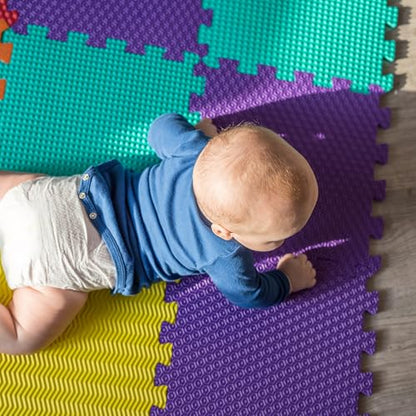 BalanceFrom Play Tile Mat 0.4 Inch Thick, EVA Interlocking Foam Floor