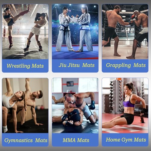 Wrestling Mat Tape 2 Rolls - Gym Mat Tape 4''x 66' Heavy Duty, Black, 7 Mil, Seam Tape for Wrestling Grappling Gymnastics Jiu Jitsu MMA (2)