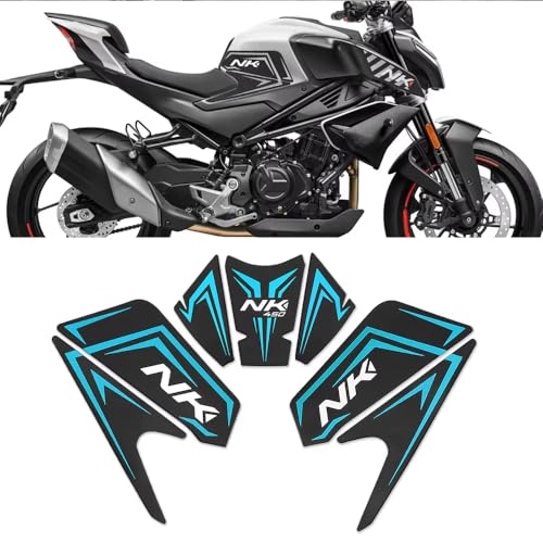 for 450NK 2025 450 NK Motorcycle Accessories Fuel Tank Protection Stickers Gas Tank Pad Anti Slip Decoration Decals Kits (Blue) - color: 450nk Blue