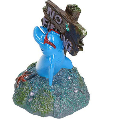Blue Ribbon PET Products EE-380 Exotic Environments Cool Shark No Fishing Sign