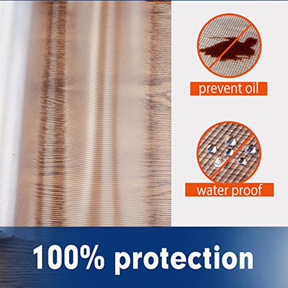 Shelf Liner, Drawer Liner, 20 Inches x 10 FT Cabinet Liner for Kitchen Cabinets Non-Adhesive Shelf Liners, Waterproof Shelf Paper with Non-Slip, Durable Liners, Clear - color: Clear, size: 20"W x 120"L