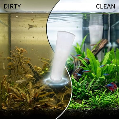 3 Pack Aquarium Filter Sock, 5.1 in / 13 cm Diameter, 15 in / 38 cm Length, Non Woven Fabric Filter Media for Fish Tanks, Sump Pond, Felt Cloth, Helps Keep Water Clear