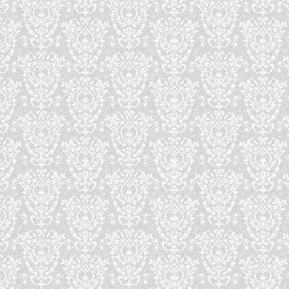 Frosted Damask Window Privacy Film, 78.5" L x 17.5" W, Decorative Non-Adhesive Static Cling, Heat Control & UV Blocking, Anti-Glare Sticker for Home Office Bathroom