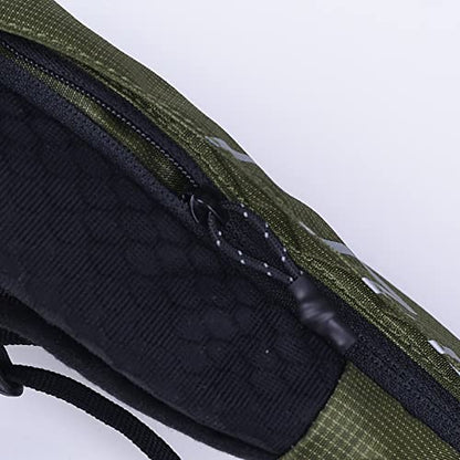 AONIJIE Running Water Bottle Handheld Hydration Pack with 500ml Soft Flask - color: Olive Green