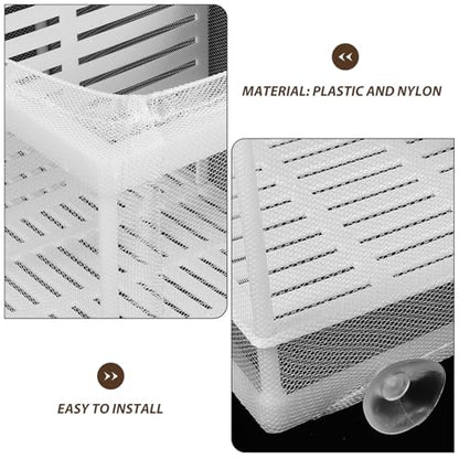 BESPORTBLE Fish Fry Hatching Boxes Aquarium Breeding Box Suction Cup Design Style