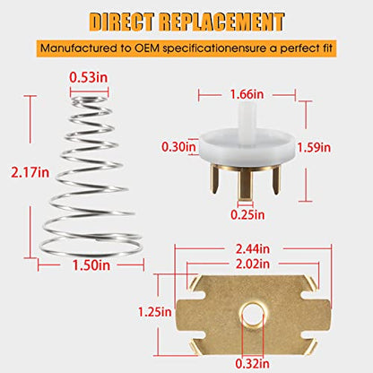 905-052 765 Check Valve Assembly Repair Kit Fit for Model 1"-1-1/4" in Pressure Vacuum Breaker, Spring, Retainer & Holder 3 PCS