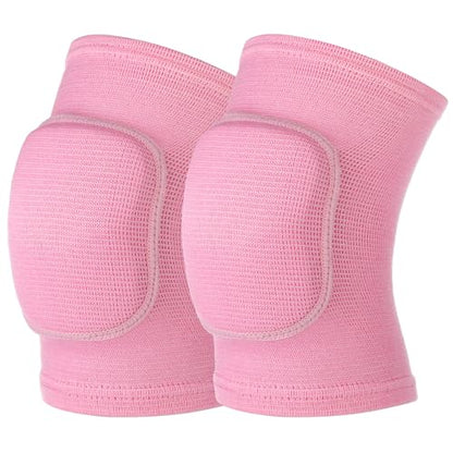 COMNICO Arm Brace Pads Elbow Protector Strap Breathable Anti-Collision Sponge Tendonitis Fitness Volleyball Basketball Tennis Golfers Knee Support Band for Kids Men Women Elderly - color: Pink(40-75kg)