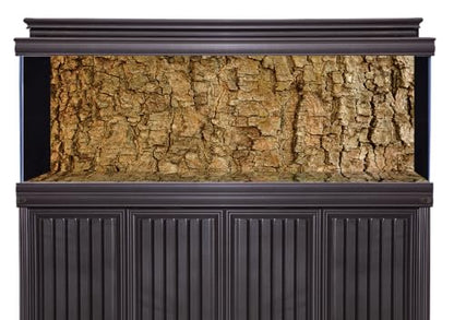 48x18 inches Aquarium Fabric Background Natural Tree Bark Aquarium Backdrop Wood Grain Fish Tank Aquatic Plants Background