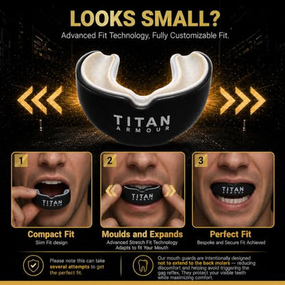 Mouth Guard Boxing, Dual-Layer Boil & Bite Mouthguard, Adult | Premium Dual-Layer | Case Included | Adult & Youth Custom-Fit Mouthpiece | Football, MMA, Hockey, Lacrosse, BJJ, Basketball - color: Black, size: Adult Age 11+