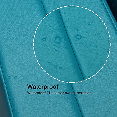 Polar Aurora 4'x8'x2 Thick Folding Gymnastics Exercise Mat Aerobics Stretching Yoga Mats - color: Blue-green