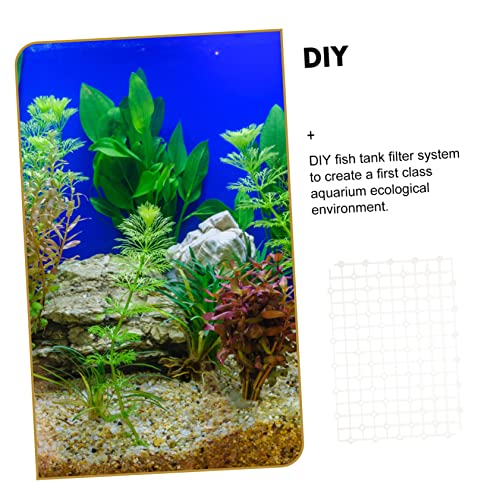 2pcs Aquarium Gravel Board Dividers Transparent Professional Tank Separator Easy to Install Splicing Isolation Panels for Freshwater and Fish Tanks - color: Transparent