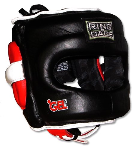 Ring to Cage Deluxe Full Face GelTech Sparring Headgear for Boxing, Muay Thai, MMA, Kickboxing - size: Regular (also fits small size)
