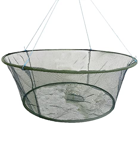 Foldable Fishing net Hand cast net, Shrimp net Crab net Fishing net Crayfish Hand cast cage