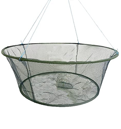 Foldable Fishing net Hand cast net, Shrimp net Crab net Fishing net Crayfish Hand cast cage