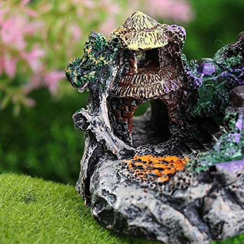 HomeSoGood Fish Tank Decoration Aquarium Ornament Poly Resin Bridge for Aquariums, Fish Tank, Gardens