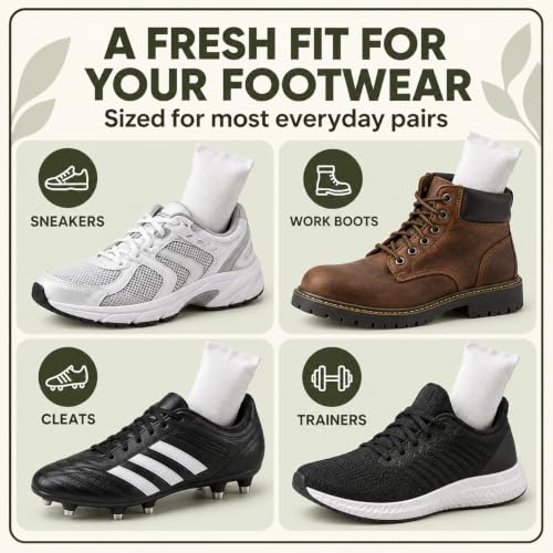 Perfa Shoe Deodorizer Pack of 2 - Linen Scent Odor Eliminator