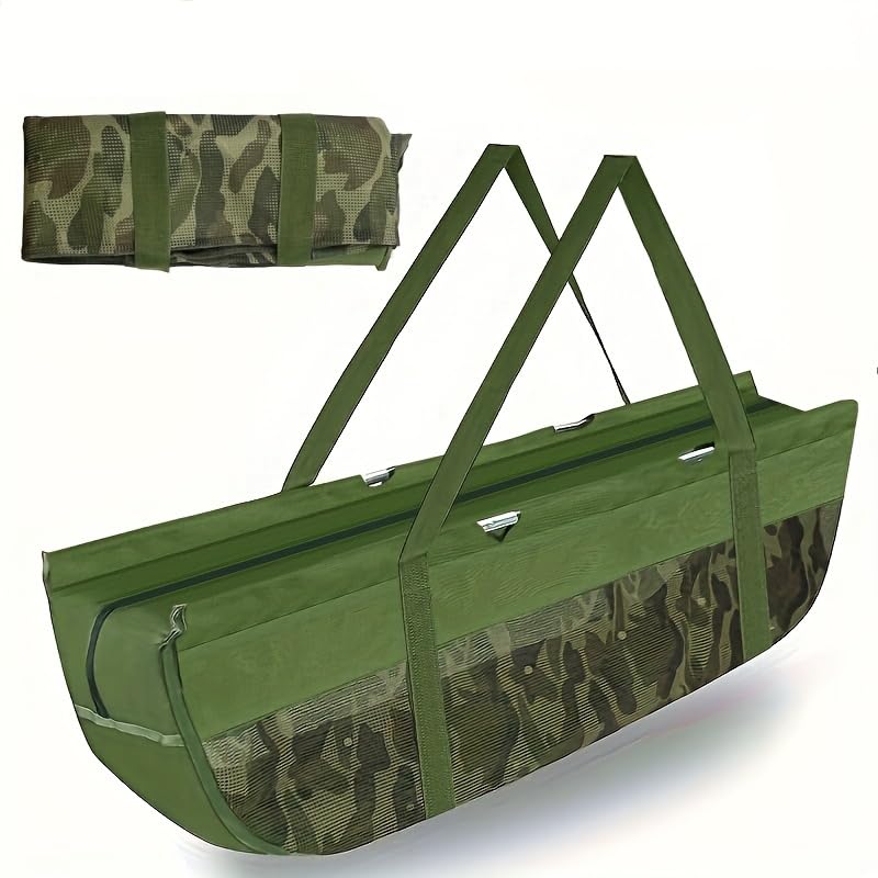 YOTO Fish Weighing Bag Folding Storage Bag Portable Gear Sturdy and Durable Carp Catfish etc Heavy Duty Weighing Fishing Bag