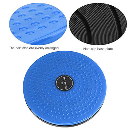 Twisting Waist Disc, Bodytwister Ankle Body Aerobic Exercise Foot Exercise Fitness Magnet Balance Rotating Board - color: Blue