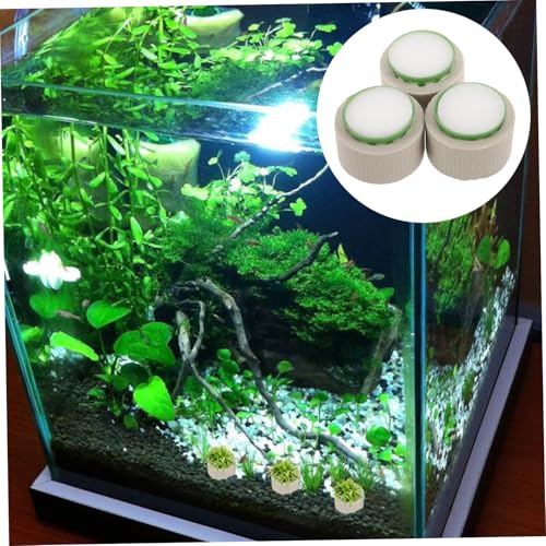 POPETPOP 9pcs Floating Fixed Rings for Aquarium Plants Durable Decorations for Fish Tank Enhanced Filtration and Growth Support