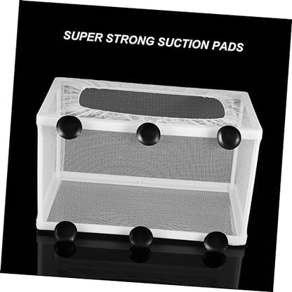 Yardwe 2Pcs Fish Breeder Net for Fry Hatchery with Suction Cup Durable Aquarium Incubator for Fish Tank for Breeding Fish and Ensuring Fry Safety