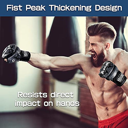 Punch Bag Training Gloves, LangRay MMA Grappling Gloves for Sparring Martial Arts Boxing Training for Adults and Kids - size: Large, style: MMA