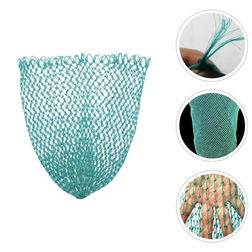 Alipis Fishing Net Replacement Head 40cm Large Nylon Landing Net with 1.5x1.5cm Mesh for Freshwater Fishing Supplies and Multi-use Outdoor Catching