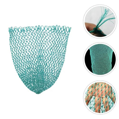 Alipis Fishing Net Replacement Head 40cm Large Nylon Landing Net with 1.5x1.5cm Mesh for Freshwater Fishing Supplies and Multi-use Outdoor Catching