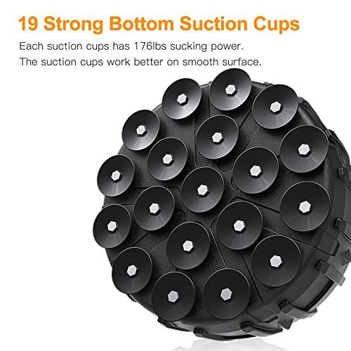 YOLEO Freestanding Punching Bag - 70″ Heavy Boxing Bag with Suction Cup Base for Adult Youth, Stand Kickboxing Bag with 12OZ Gloves for Home Gym Gift for Men Women Boxing Training Stree Release