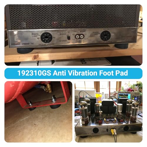 4PCS 192310GS Anti Vibration Rubber Feet Pads Bumper for Air Compressors, Generators Pressure Washers –Isolation Mounts Compatible with Coleman Powermate 094-0026 Sanborn E106661, Husky Fini D091007