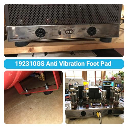 4PCS 192310GS Anti Vibration Rubber Feet Pads Bumper for Air Compressors, Generators Pressure Washers –Isolation Mounts Compatible with Coleman Powermate 094-0026 Sanborn E106661, Husky Fini D091007